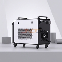 Máquina de Limpieza Láser de Pulso de Alta Resistencia de 1000W para la Eliminación de Óxido y Pintura de Ruedas de Bogie de Trenes de Alta Velocidad en Talleres
