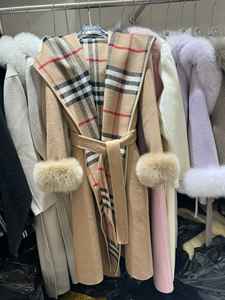 <span class=keywords><strong>Abrigo</strong></span> <span class=keywords><strong>de</strong></span> Lana <span class=keywords><strong>de</strong></span> Doble Cara con Capucha a <span class=keywords><strong>Cuadros</strong></span> para Mujer, Estilo Gabardina <span class=keywords><strong>de</strong></span> Longitud Media, <span class=keywords><strong>Abrigo</strong></span> <span class=keywords><strong>de</strong></span> Invierno para Mujer 2025 - Product Image 2