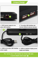 Écran tactile capacitif OSCY 9,7 pouces IPS 1024x768 pour point de vente, interface USB/VGA, système d'exploitation Android/Windows, noir