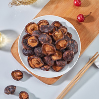 Camilan Sehat Teknologi VF Keripik Jamur Shiitake Keripik Jamur Renyah Tanpa Bahan Tambahan Tinggi Serat Camilan Sayuran Vegan