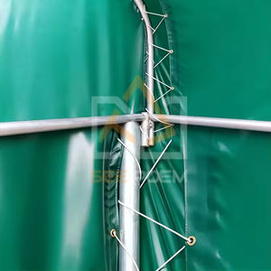 Abri pour bétail en acier de 12*12m, structure en acier, anti-UV, pour bovins, chèvres, abris pour animaux d'élevage, tente en tissu extérieur, bâtiment pour animaux d'élevage, abri de terrain - Product Image 5