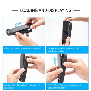 <span class=keywords><strong>Batterie</strong></span> <span class=keywords><strong>externe</strong></span> portable 6800mAh en tissu Oxford pour <span class=keywords><strong>iPhone</strong></span> <span class=keywords><strong>13</strong></span> <span class=keywords><strong>Pro</strong></span> <span class=keywords><strong>Max</strong></span>, étui de charge pour téléphone - Product Image 5