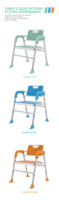 Siège de douche pliant en aluminium pour personnes âgées, capacité 150 kg, avec conception ergonomique brevetée, pour une sécurité accrue dans la salle de bain