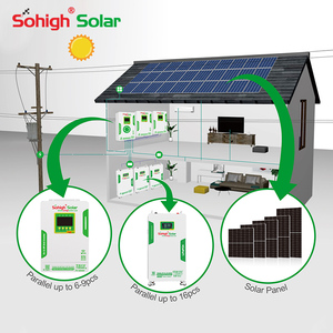Système d'énergie solaire hors réseau 5kW 10kW 12kW avec panneaux, batterie et kit complet, énergie hybride pour la maison, système solaire hybride 1-78KVA - Product Image 6
