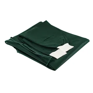 Uzun kollu PP cerrahi elbisesi olmayan dokuma yeşil izolasyon elbiseleri düşük fiyat ile yüksek kalite fabrika toptan