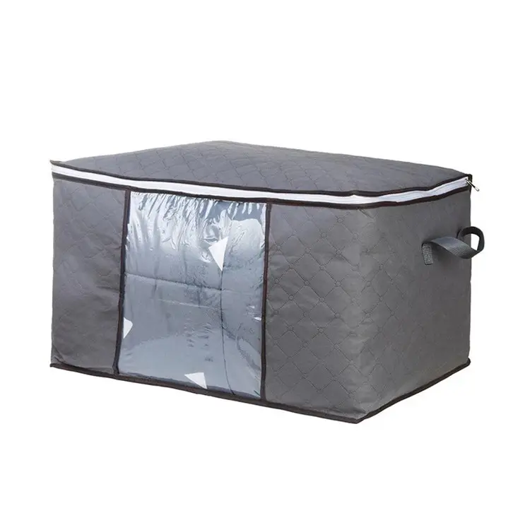 Factory price High Quality Eco-friendly Three Layers Storage Bags Space Saver for Comforters and Blankets in stock
