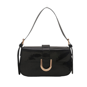 Bolso de Mano de Moda Coreana Estilo Vintage para Mujer, con Cierre Magnético, de PU, para Uso Diario, al Hombro o Cruzado, Venta al Por Mayor con MOQ Bajo - Product Image 2