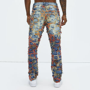 ديزنيو مخصص الرجال الجينز بنطلون مصمم عارضة أزياء جديدة تصميم مستقيم تناسب الجينز للرجل - Product Image 2