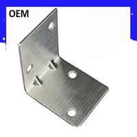 Supports d'angle en L métalliques sur mesure pour usine, en acier galvanisé, pour bois