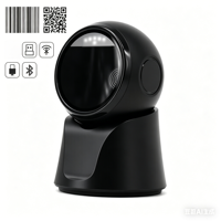 Lecteur de codes-barres omnidirectionnel 2D filaire, scanner de codes QR 2D de bureau pour l'inventaire des supermarchés