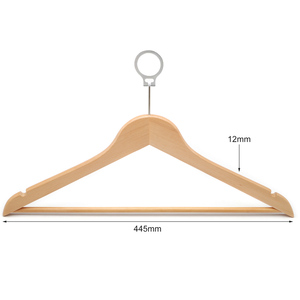 <span class=keywords><strong>Cintre</strong></span> en bois <span class=keywords><strong>antivol</strong></span> verrouillable pour hôtel avec crochet métallique, <span class=keywords><strong>cintre</strong></span> anti-perte pour vêtements, idéal pour hôtels et gymnases - Product Image 2