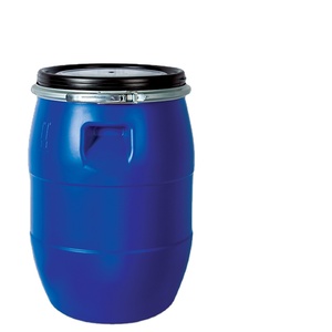 Fût en plastique de <span class=keywords><strong>50</strong></span> litres pour produits alimentaires, produits chimiques, huile, eau, conteneur de fûts de 25 à 210 litres - Product Image 1