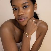 Collier en acier inoxydable avec pendentif cercle géométrique et chaîne à maillons plaquée or 18 carats pour femme, accessoires de bijoux DIY, cadeau