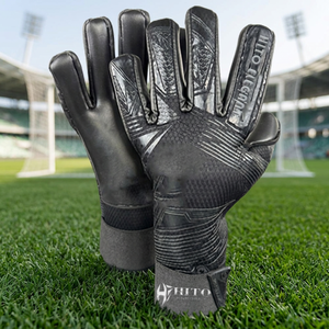 Hot Sale Goalkeeper <b>Gloves</b> Professional Protect <b>Latex</b> <b>Gloves</b> Football Soccer Goalkeeper <b>Gloves</b> Flat palm - Product Image 2