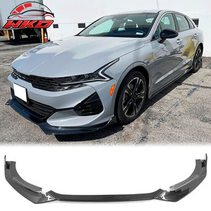Pour Kia K5 2021-2024 GT-Line Style RD 4 pièces Spoiler avant en fibre de carbone imprimé PP Kit carrosserie de haute qualité - Product Image 1