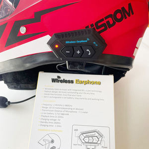 BT12 1000mAh Respuesta Automática Casco Inalámbrico para Auriculares Bluetooth para Motocicletas Alta Calidad de Sonido Impermeable Manos Libres - Product Image 6
