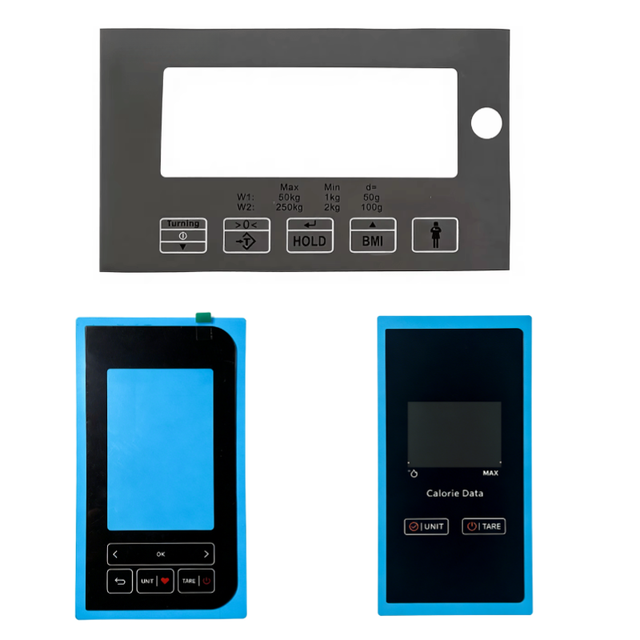 Custom Zhangyue Brand Waterproof PET PC Polycarbonate Graphic Overlay Membrane Keypad with Supplier From China