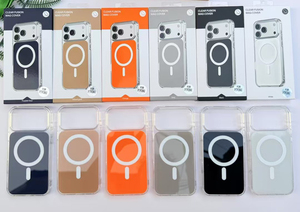 <span class=keywords><strong>Custodia</strong></span> di Lusso Trasparente per iPhone 17 16 Pro Max 15 14 13 <span class=keywords><strong>12</strong></span> 11 Pro S24 Plus S25 Ultra Cover per Telefono con Ricarica Wireless Magnetica - Product Image 5