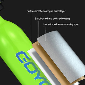 GOYOJO 0.5L Mini bouteille d'oxygène de plongée sous-marine équipement de plongée en aluminium haute pression avec conception rechargeable - Product Image 2
