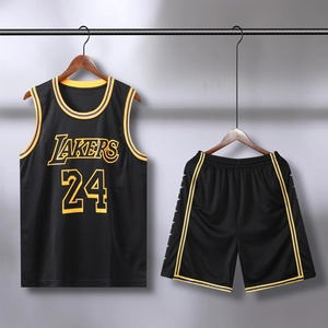 Maillots <span class=keywords><strong>NBA</strong></span> personnalisés Ensemble uniforme de basket-ball pour hommes <span class=keywords><strong>Maillot</strong></span> et gilet d'étudiant en polyester sans manches - Product Image 4