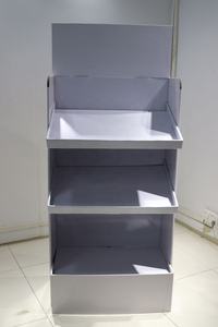 Easy Assem ble Custom <span class=keywords><strong>Promotion</strong></span> 4 Regale Karton Kissen Display Stand Pop Up Papier Produkt Boden Display Rack für Baby Windeln - Product Image 4