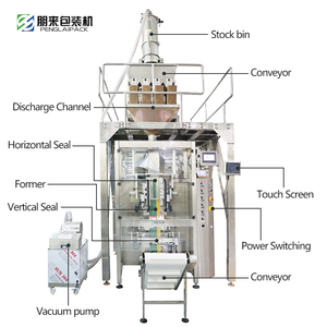 Hoàn toàn tự động định lượng máy đóng gói đa chức năng ngang Dây Kéo 4 bên con dấu ngày làm đầy và cân máy - Product Image 6