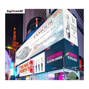 Cố định P8 P10 đầy đủ màu sắc 3D quảng cáo Màn hình LED Bảng điều chỉnh biển quảng cáo Máy nghe nhạc <span class=keywords><strong>video</strong></span> P8 P10 không thấm nước LED hiển thị mô-đun - Product Image 6