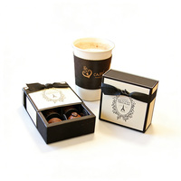 Boîte Cadeau de Luxe Personnalisée pour Chocolats de Qualité Alimentaire, Embossée, Auto-Érigeable, Boîte à Bonbons Vide Personnalisée avec Logo sur Mesure
