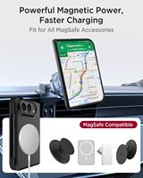 Coque en silicone pour iPhone Duo, compatible avec les accessoires magnétiques, coque de téléphone intégrale ultra-fine antichoc en PC rigide pour iPhone Duo
