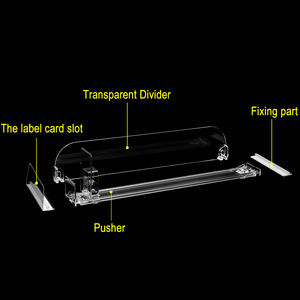 Rail de <span class=keywords><strong>réfrigérateur</strong></span> pour système d'organisation coulissant, <span class=keywords><strong>étagère</strong></span>s, distributeur de boissons pour <span class=keywords><strong>réfrigérateur</strong></span>, <span class=keywords><strong>étagère</strong></span> à bonbons et chocolat, séparateur poussoir - Product Image 5
