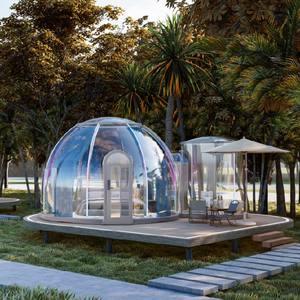 Lucidomes Maison d'extérieur moderne, dôme igloo, cabine, tente, chambre géodésique, mini-maison, transparente PC+<span class=keywords><strong>Alu</strong></span>. Bar de fête quatre saisons - Product Image 3