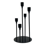 Porte-bougie électronique moderne en acrylique transparent, bon prix, décorations de table pour les fêtes d'anniversaire, centres de table de mariage