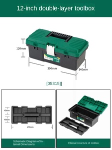 กล่องเครื่องมือพลาสติกเสริมความแข็งแรงทนทานในร่มและกลางแจ้งกำหนดขนาดเองได้ - Product Image 6