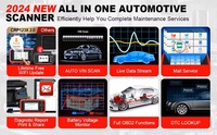 Lector de código de escáner OBD2 LAUNCH CRP123X V2.0 de 5 pulgadas con 7 funciones de reinicio escáner de diagnóstico de coche para actualización gratuita de por vida