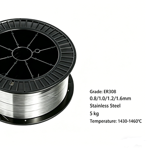 Fil <span class=keywords><strong>de</strong></span> soudage en acier inoxydable en gros ER308 MIG CO2, tige <span class=keywords><strong>de</strong></span> soudage en acier inoxydable protégée par gaz, 2,0 mm TIG, 1 kg 5 kg, usine OEM personnalisée - Product Image 6