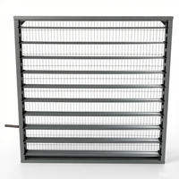 Eakor Persiennes de ventilation en boîte galvanisées durables de haute qualité à contrôle automatique pour les fermes avicoles en serre