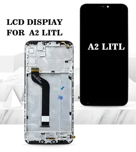 Xiaomi MI A2 LITE用オリジナル携帯電話スペアパーツ液晶タッチスクリーン