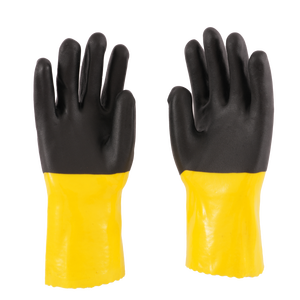Gants funéraires de serveur respirants à absorption de sueur en pointillés en PVC antidérapants Gants à main en gros - Product Image 1