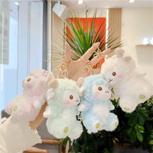 Lindo Llavero de Oveja de Peluche, Suave y Esponjoso, Colgante 3D para Bolsa, Mini Animal de Peluche para Regalo y Mochila - Product Image 2