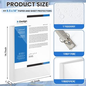 Fichário Personalizado Impresso Atacado, Fichários de <span class=keywords><strong>3</strong></span> Argolas, Pasta de Folhas Soltas A4, Organizador de Documentos para Escola e Escritório - Product Image 2