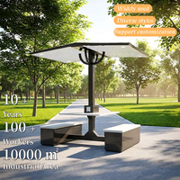 Banc d'extérieur intelligent, coussin de banc d'extérieur imperméable, housse solaire verte, espace de repos pour les parcs
