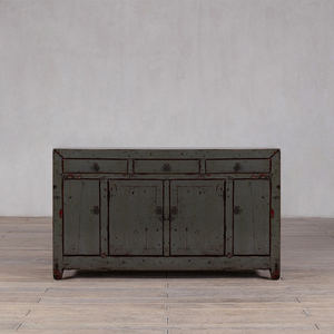 Buffet en <span class=keywords><strong>bois</strong></span> massif traditionnel, <span class=keywords><strong>patiné</strong></span> à la main, écologique, pour salon et salle à manger - Product Image 1