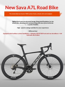 Vélo de route en fibre de carbone <span class=keywords><strong>SAVA</strong></span> A7L, groupe R7100, freins à disque hydrauliques, 24 vitesses, certifié UCI, vélo de course ultra-léger - Product Image 4