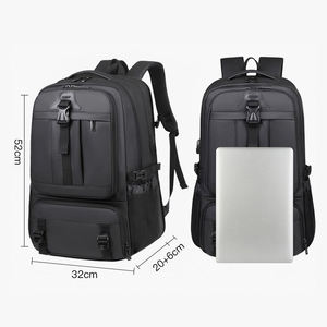 กระเป๋าเป้สะพายหลังสำหรับนักธุรกิจขนาดใหญ่ หลายช่อง กันน้ำ พร้อมช่องใส่รองเท้าแยกต่างหาก ช่องแยกของแห้งและเปียก ช่องใส่แล็ปท็อป และพอร์ต USB - Product Image 2