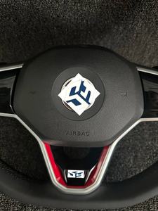 Volante de Cuero Perforado con Costuras Negras para Volkswagen <span class=keywords><strong>Golf</strong></span> <span class=keywords><strong>8</strong></span>, <span class=keywords><strong>Precio</strong></span> Bajo, Venta al Por Mayor - Product Image 4