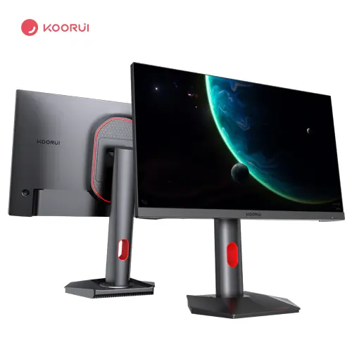 KOORUI Monitor de ordenador de 23,8 pulgadas Nano IPS QHD 2560*1440 Monitor de juegos 165Hz (GTG 1ms, DP1.2 incorporado, 2K