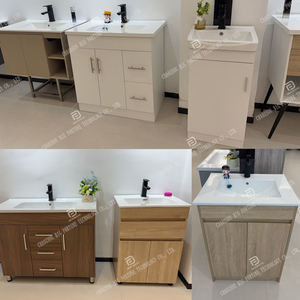 <span class=keywords><strong>Meuble</strong></span>-lavabo mural en contreplaqué étanche avec miroir et rangement intégré – Offre spéciale - Product Image 5