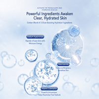 Masque facial hydratant instantané Gb.Lab 15 minutes, 25 ml*5, extrait d'algues, traitement pour peaux déshydratées et ternes