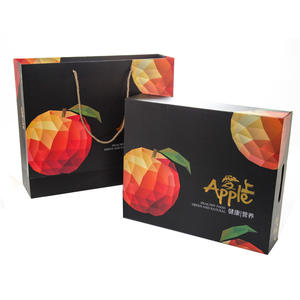 กล่องผลไม้ลูกฟูกพับได้แบบเป็นมิตรกับสิ่งแวดล้อมสำหรับบรรจุภัณฑ์ของขวัญผลไม้ มะม่วง แอปเปิ้ล พร้อมโลโก้สั่งทำขายส่ง - Product Image 3