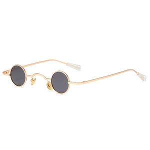 Drôle street shot lunettes de soleil polarisées simple petites lunettes rondes <span class=keywords><strong>steampunk</strong></span> rétro lunettes de soleil - Product Image 5